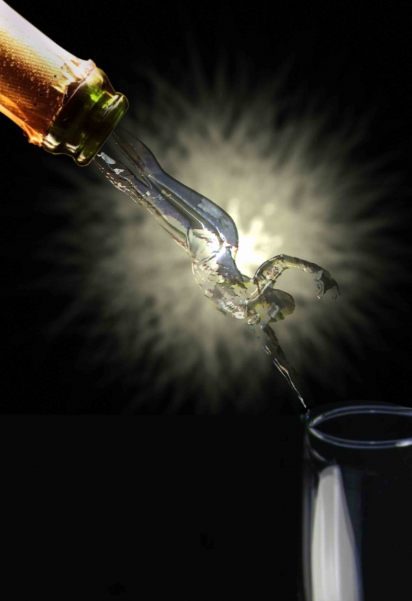 Creation of Champagne Diver: Step 4